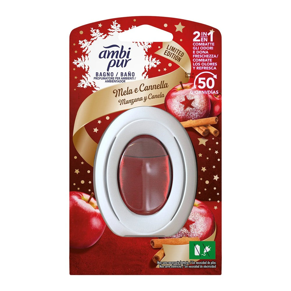Ambi Pur - Luchtverfrisser - Voor De Badkamer - Apple & Cinnamon - 7.5ml