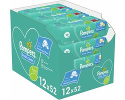 Pampers Fresh Clean Billendoekjes - 12 x 52 Doekjes