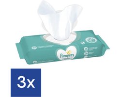 Pampers Billendoekjes Sensitive - zonder parfum - 156 doekjes (3x52)