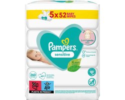 Pampers Sensitive Billendoekjes - 260 Doekjes