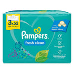 Pampers - Babydoekjes - Fresh Clean - 3x52 Stuks
