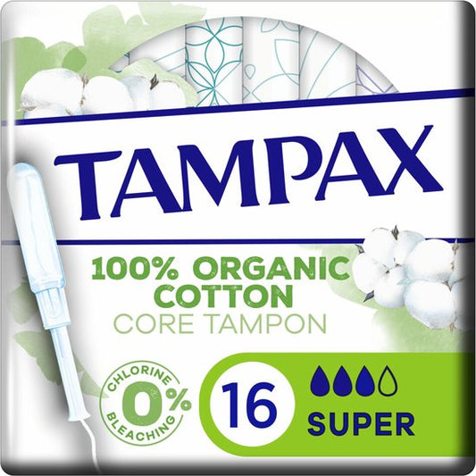 Tampax - Tampons - Super - Organic Cotton - 16st