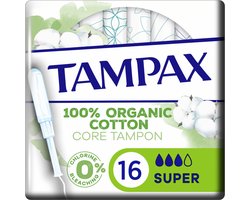 Tampax - Tampons - Super - Organic Cotton - 16st