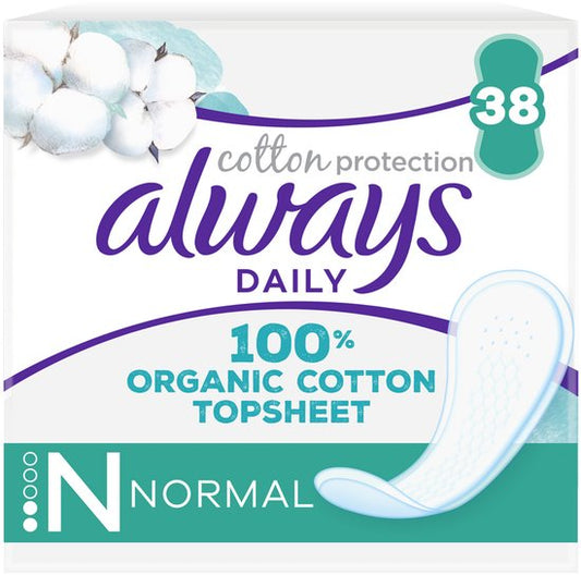 Always Daily Cotton Protection - Inlegkruisjes - Normal - 38 Inlegkruisjes