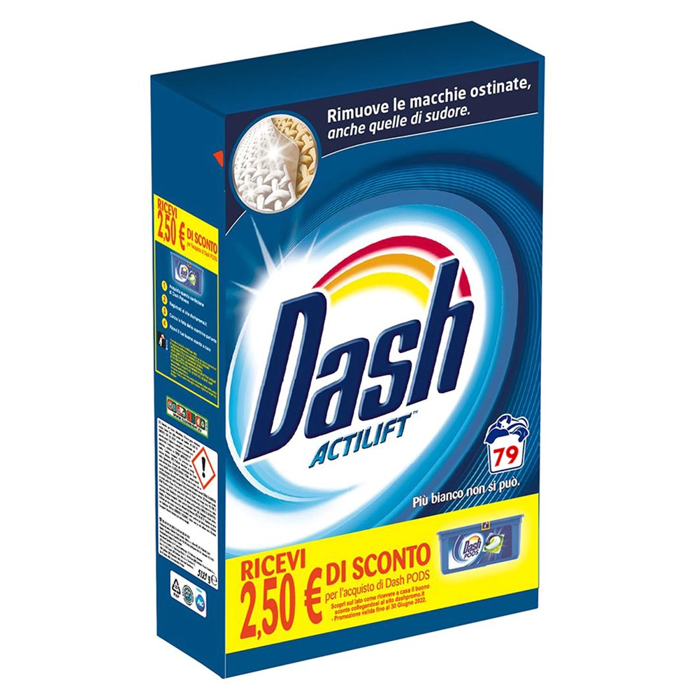 Dash - Wasmiddel - Waspoeder - Actilift - 79Wb/5135g