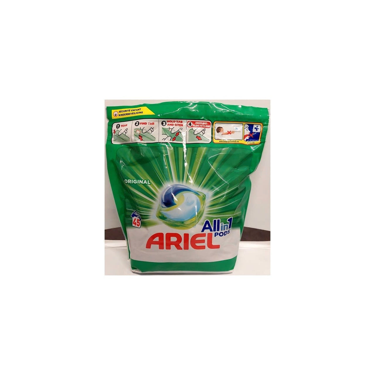 Ariel All in 1 Pods - Wasmiddel - Pods - Original - 45Wb/1134g