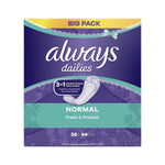 Always Dailies - Inlegkruisjes - Normal - Big Pack - Fresh & Protect - 56 Stuks