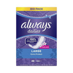 Always Dailies - Inlegkruisjes - Large - Fresh Scent - Extra Protect - Big Pack - 48 Stuks