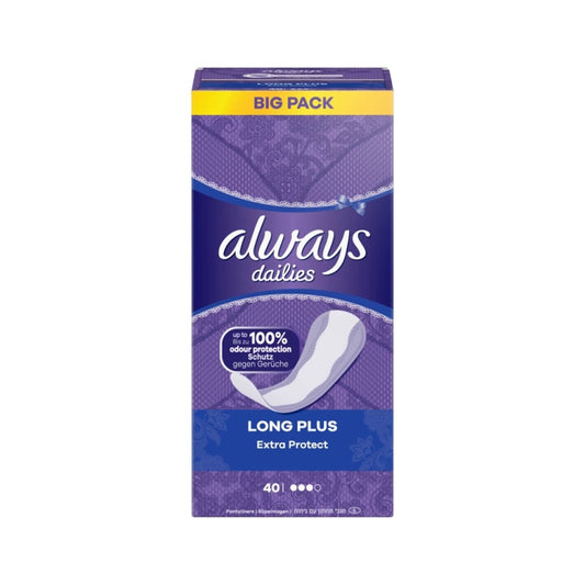 Always Dailies - Inlegkruisjes - Long Plus - Big Pack - Extra Protect - 40 Stuks