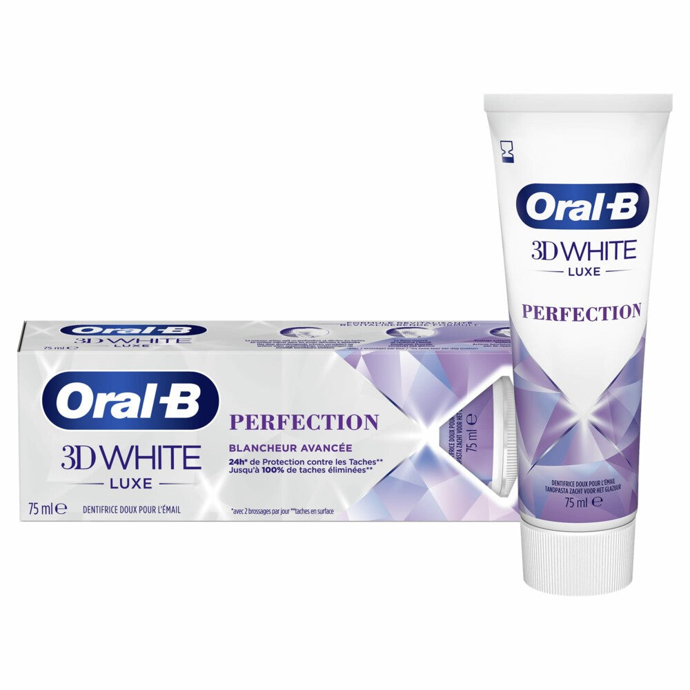 Oral B - Tandpasta - Perfection - 3D White Luxe - 75ml