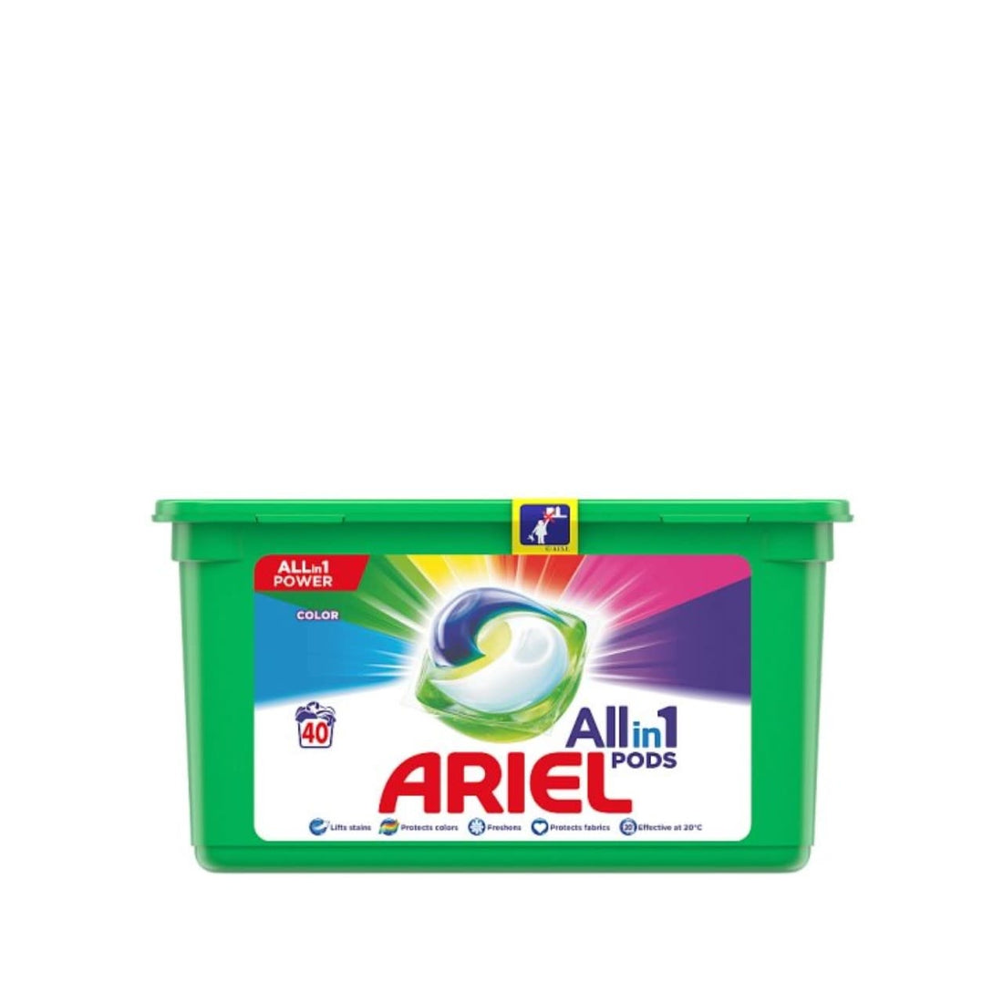 Ariel All in 1 Pods - Wasmiddel - Pods - Color - 2x40Wb/2,016kg
