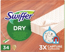 Swiffer Vloerdoekjes Houten Vloeren - Parket - Laminaat - 34 Stuks