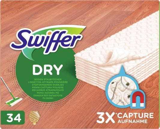 Swiffer Vloerdoekjes Houten Vloeren - Parket - Laminaat - 34 Stuks