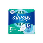 Always Ultra - Maandverband - 1 Normal - 3xProtection - 14 Stuks