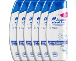 Head & Shoulders Classic Anti-Roos Shampoo - Voordeelverpakking - 6 x 285 ml