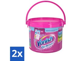 Vanish Oxi Action - Vlekkenverwijderaar - Wasbooster - Gekleurde Was - 2.7 Kg - Voordeelverpakking - 2 stuks