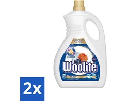 Woolite Textile - Vloeibaar Wasmiddel - Met Keratine - Textiel Was - 33 Wasbeurten - 2L - Voordeelverpakking - 2 stuks