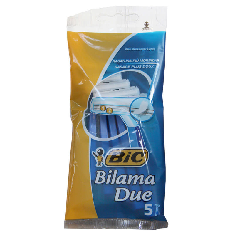Bic - Scheermesjes - 2 Messen - Bilama Due - 5 Stuks