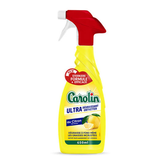 Carolin - Ontvetter - Spray - Ultra Degreaser - Met Citroen - 650ml