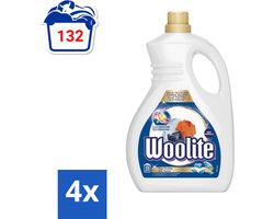 Woolite Textile - Vloeibaar Wasmiddel - Met Keratine - Textiel Was - 33 Wasbeurten - 2L - Voordeelverpakking - 4 stuks