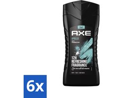 Axe - 3-in-1 Douchegel - Apollo - Sage & Cedarwoord - 12hrs Long Lasting Scent - 250 ml - Voordeelverpakking - 6 stuks