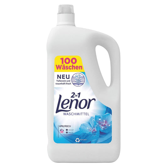 Lenor - Wasmiddel - Vloeibaar - 2in1 April Fresh - 100Wb/5500ml