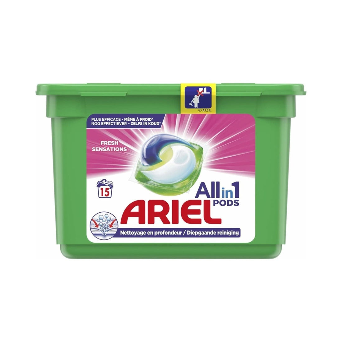 Ariel All in 1 Pods - Wasmiddel - Pods - Fresh Sensations - 15Wb/378g