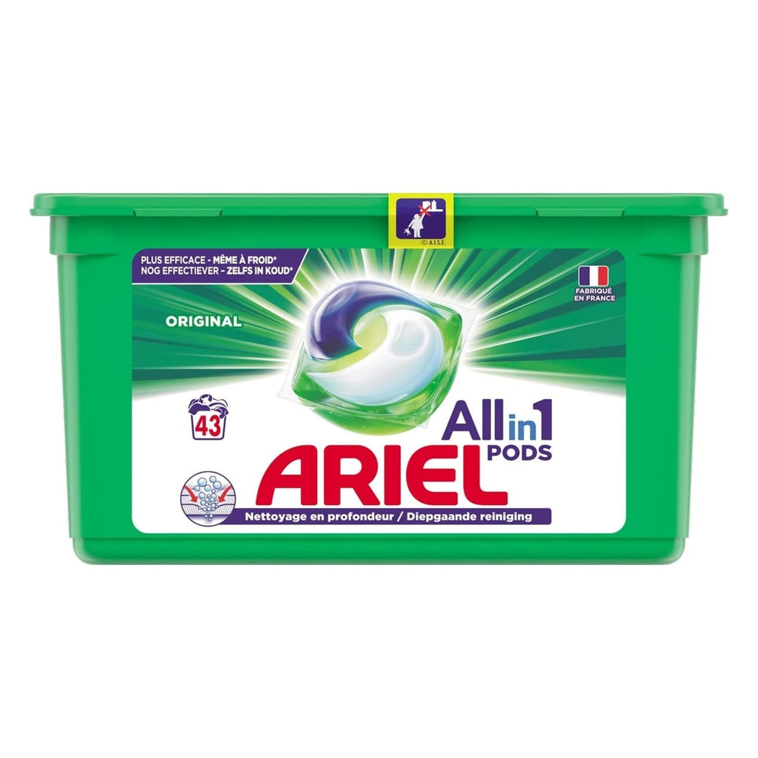 Ariel All in 1 Pods - Wasmiddel - Pods - Original - 43Wb/1084g