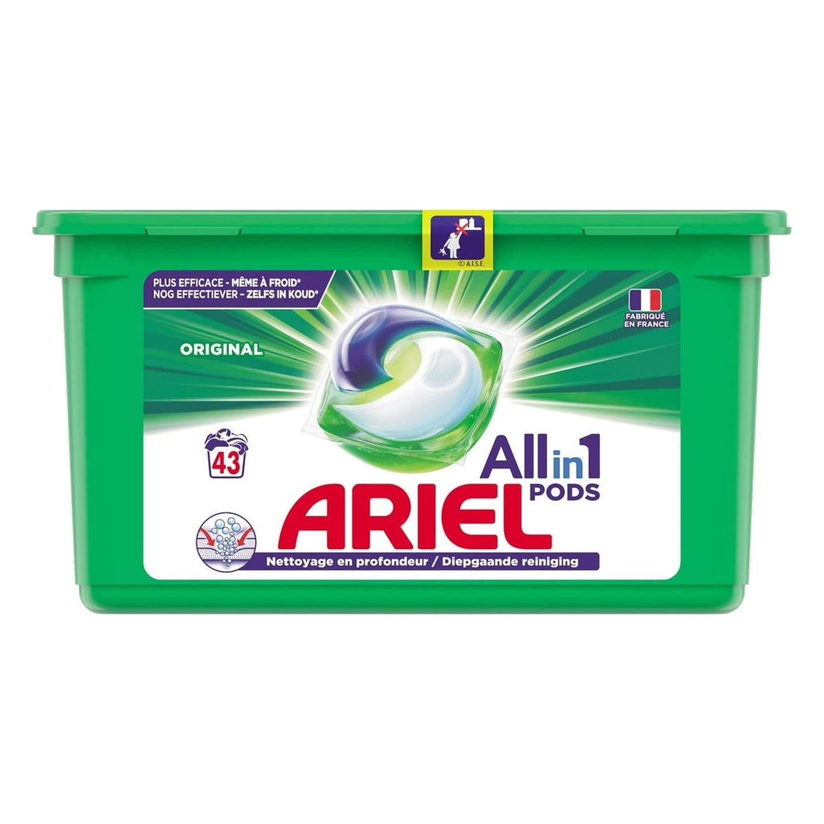 Ariel All in 1 Pods - Wasmiddel - Pods - Original - 43Wb/1084g