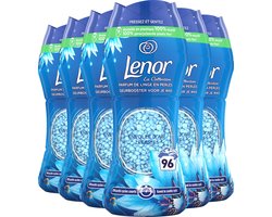 Lenor Geurbooster Zeebries - Geurparels - 6x16 Wasbeurten - Voordeelverpakking