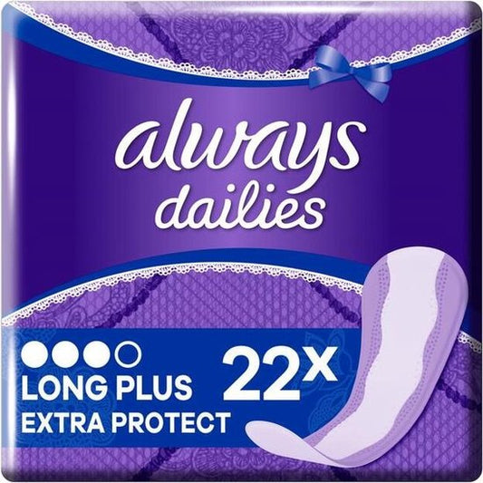 Always Dailies Inlegkruisjes Extra Protect Long Plus - 8x22st - Voordeelverpakking