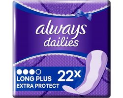 Always Dailies Inlegkruisjes Extra Protect Long Plus - 8x22st - Voordeelverpakking