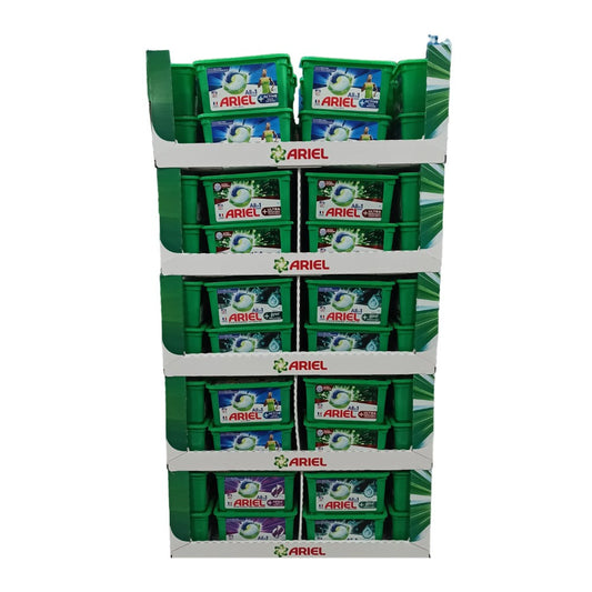 Ariel - Display - Wasmiddel Pods - 4 Assortimenten of 31 Pods - 140 Stuks