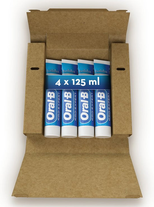 Oral-B Tandpasta Voordeelverpakking - Pro-Expert Professionele Bescherming - 4 x 125 ml