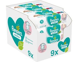 Pampers - Sensitive - Billendoekjes - 468 doekjes - 9 x 52