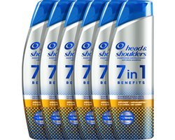 Head & Shoulders Anti-Haaruitval - anti-roos shampoo - 7in1 voordelen - Krachtige formule - Voordeelverpakking 6 x 225 ml