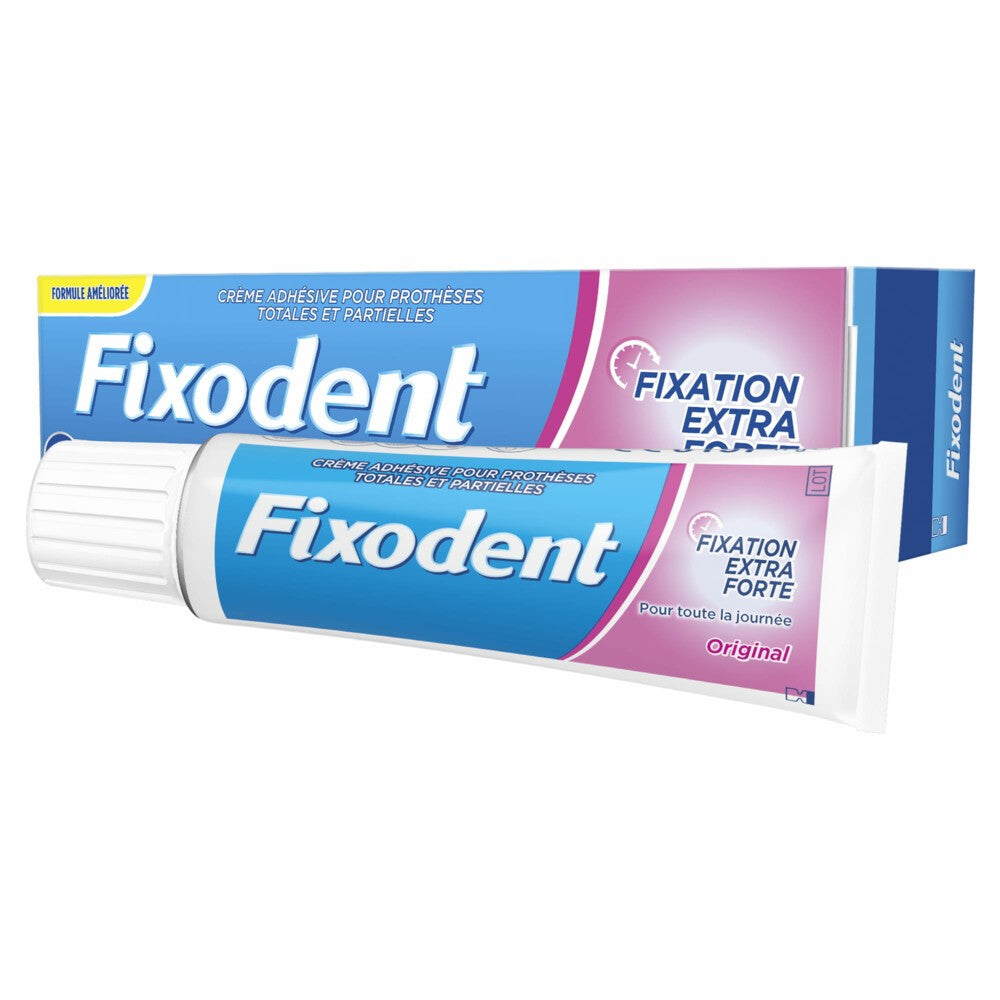 Fixodent - Kunstgebitverzorging - Original - Extra Sterke Fixatie - 47g