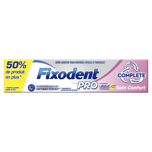 Fixodent - Kunstgebitverzorging - Pasta - Pro Plus Care & Comfort - 70.5g