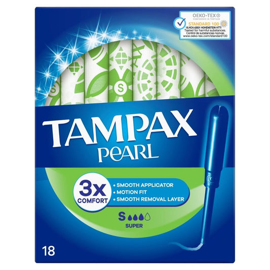 Tampax - Tampons - 3 Super - Pearl - 3x Comfort - 18 Stuks