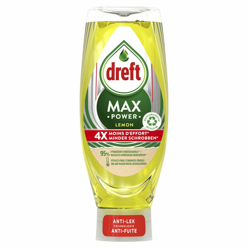 Dreft - Afwasmiddel - Max Power - Lemon - 650ml