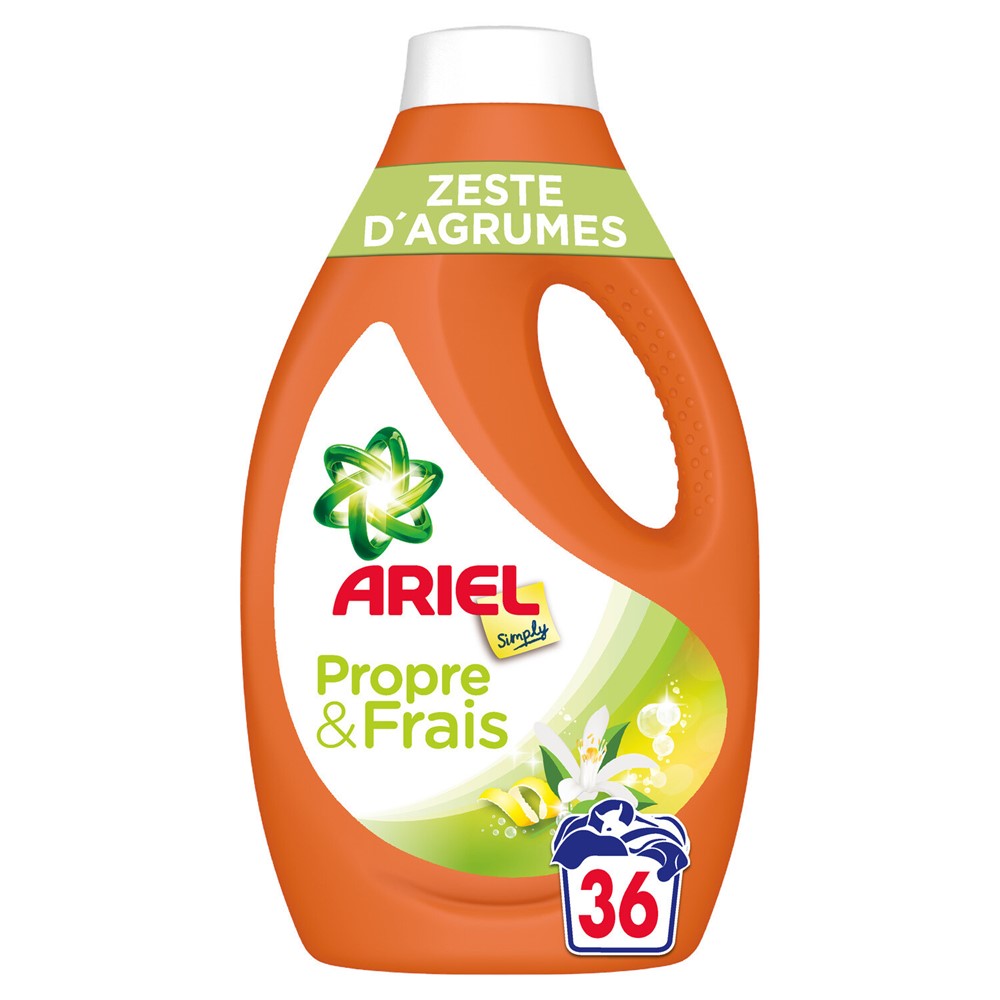 Ariel - Wasmiddel - Vloeibaar - Clean & Fresh - Citrus Zest - 36Wb/1800ml