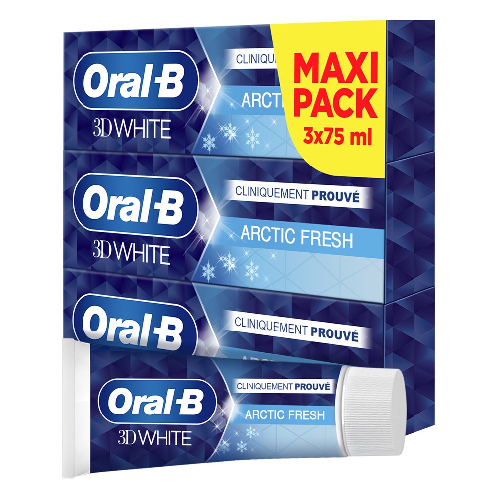 Oral B - Tandpasta - Arctic Fresh - Maxi Pack - 3x75ml