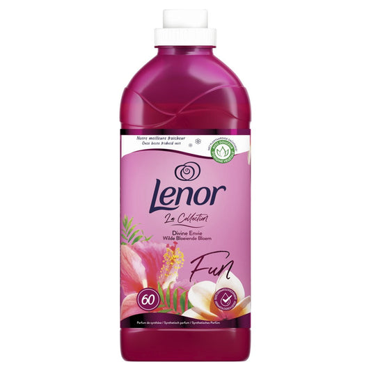 Lenor - Wasverzachter - Vloeibaar - Fun - Wilde Bloeiende Bloem - 60Wb/1380ml