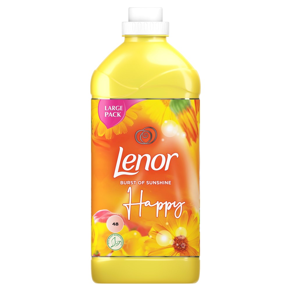 Lenor - Wasverzachter - Vloeibaar - Burst Of Sunshine - Happy - 48Wb/1680ml