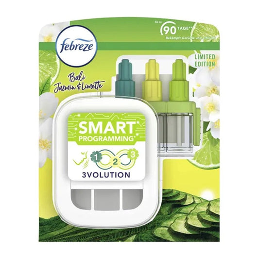 Febreze - Luchtverfrisser - Starterset - 3 Volution - Bali Jasmine & Lime - 20ml
