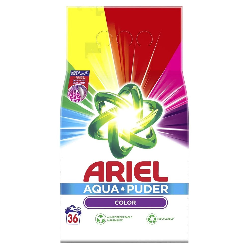 Ariel - Wasmiddel - Waspoeder - Aqua - Color - 36Wb/2340g