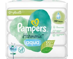 Pampers billendoekjes Harmonie Aqua (4x48 St), 192 Stuks