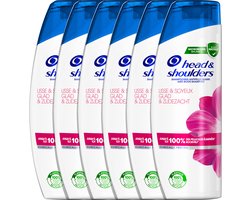 Head & Shoulders Glad & Zijdezacht - Anti-roos Shampoo - Voordeelverpakking 6 x 285 ml