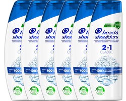 Head & Shoulders Classic 2in1 - Anti-roos Shampoo & Conditioner - Tot 100% Roosvrij - Voordeelverpakking 6 x 270 ml