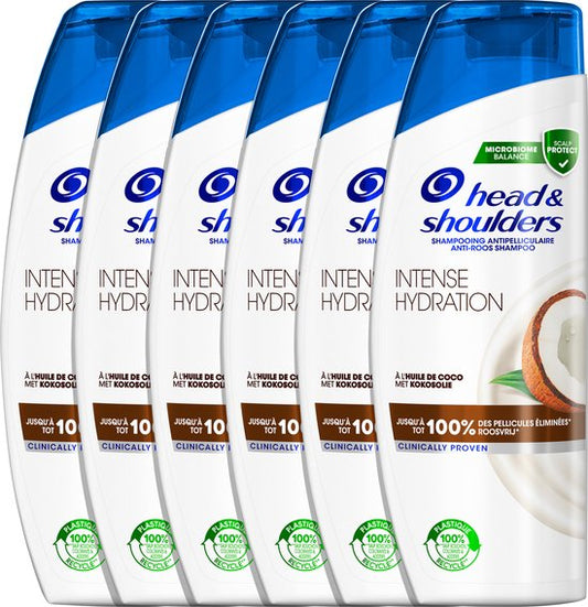 Head & Shoulders Intense Hydration - Anti-roos - shampoo - Tot 100% Roosvrij - 6 x 285ml